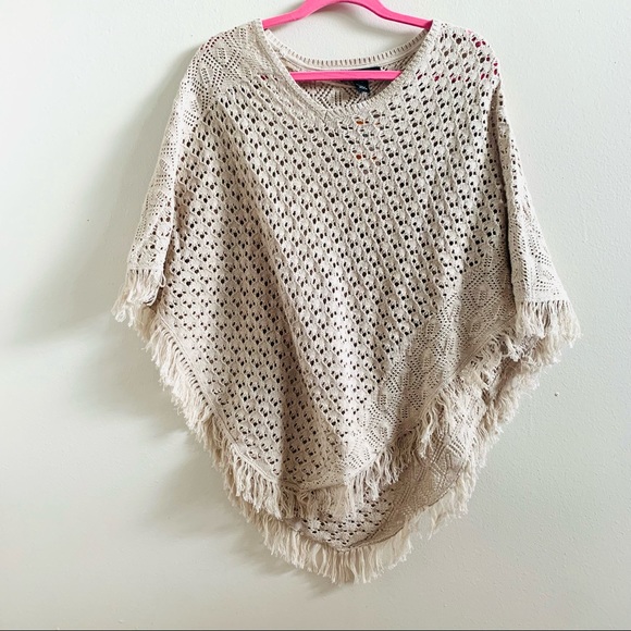 Style & Company shawl tan size S/M - Picture 5 of 5